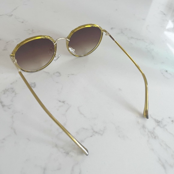 Y2K Retro Vintage Fashion Round Circle Quirky Cool Sunglasses Shades Women’s - Picture 3 of 6